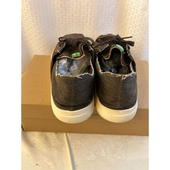 Sanuk dark brown double tongue rn#108461 laces - Picture 4 of 6